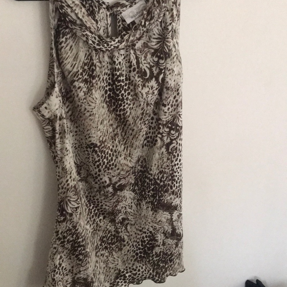 Dress barn sleeveless blouse